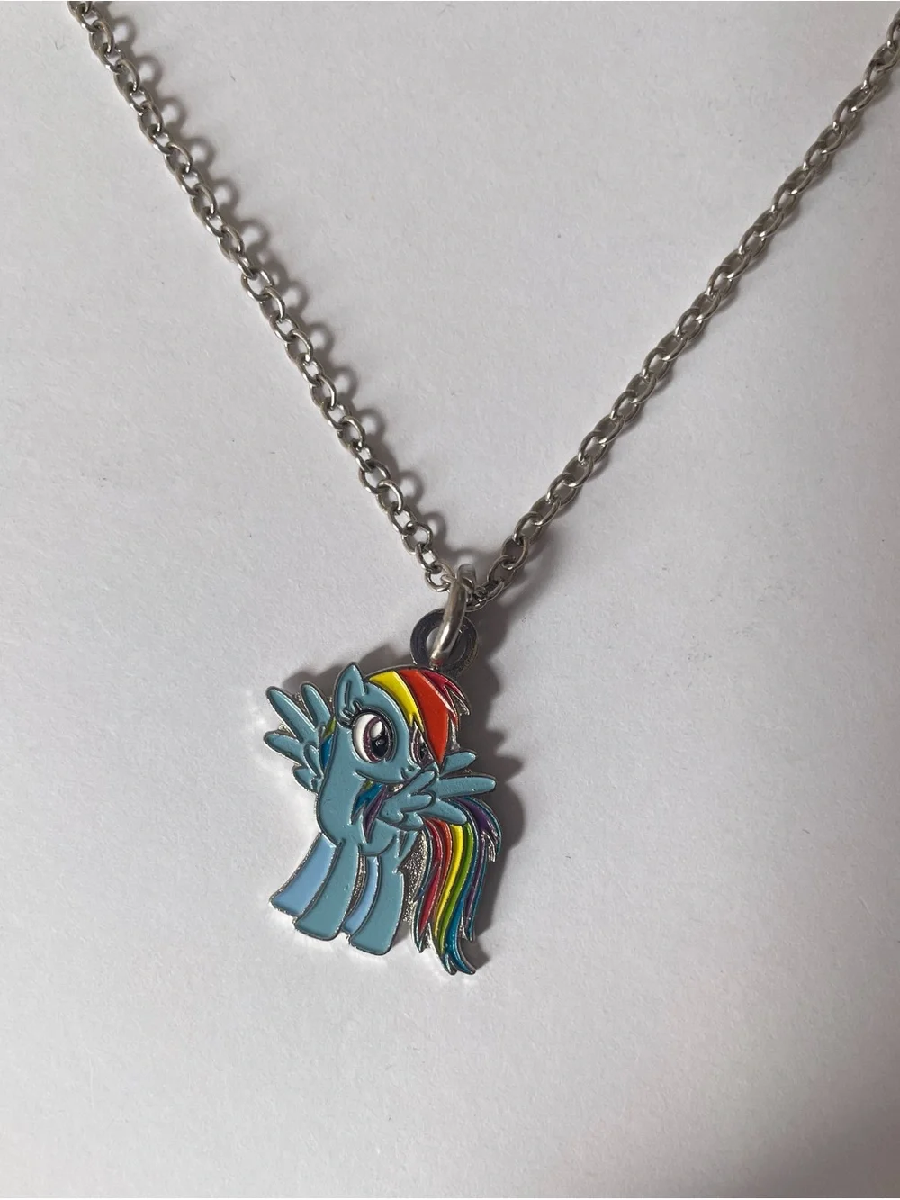 Rainbow Dash Necklace My Little Pony 18” in